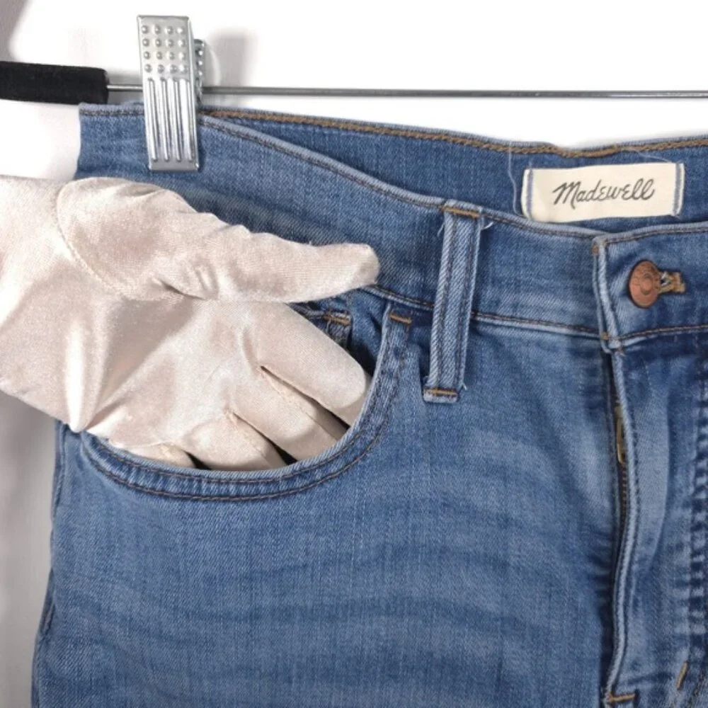 MADEWELL 9” MID‎ RISE SKINNY Jeans Size 28